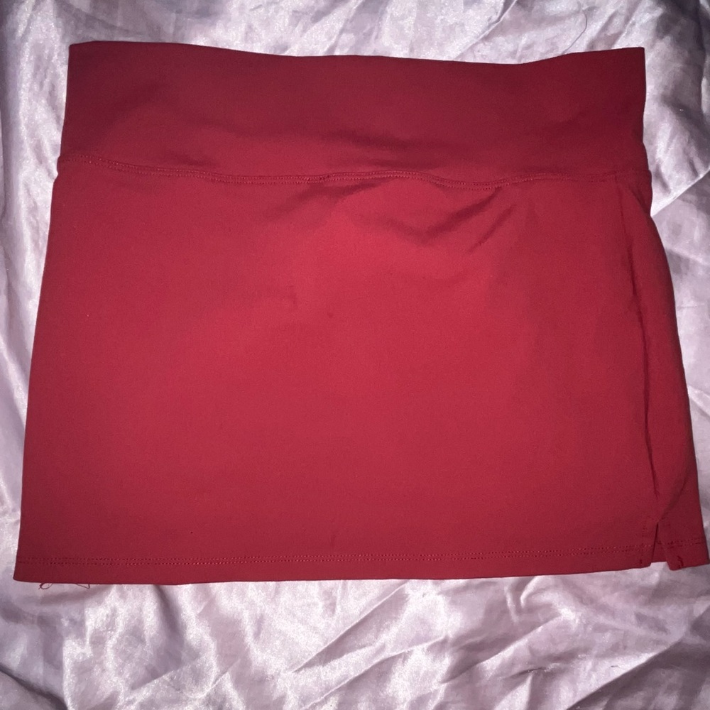 Free People Red Mini Skirt